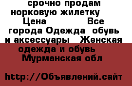 срочно продам норковую жилетку!!! › Цена ­ 13 000 - Все города Одежда, обувь и аксессуары » Женская одежда и обувь   . Мурманская обл.